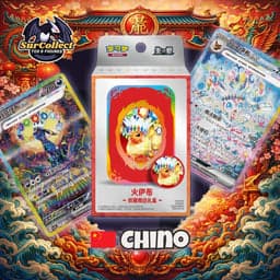 Terastal Gathering Tin Collection Box  - (Idioma Chino) — Flareon
