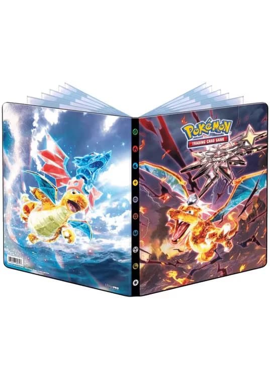 Stor mappe med pokemonmotiv (9 kort pr. side)(OBF)