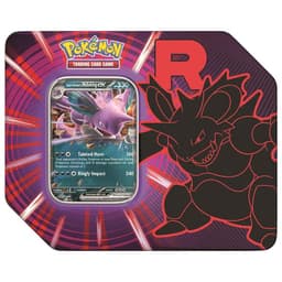 Pokémon Scarlet & Violet: Team Rocket Nidoking EX Fat Tin (5 Pack) (ENG)