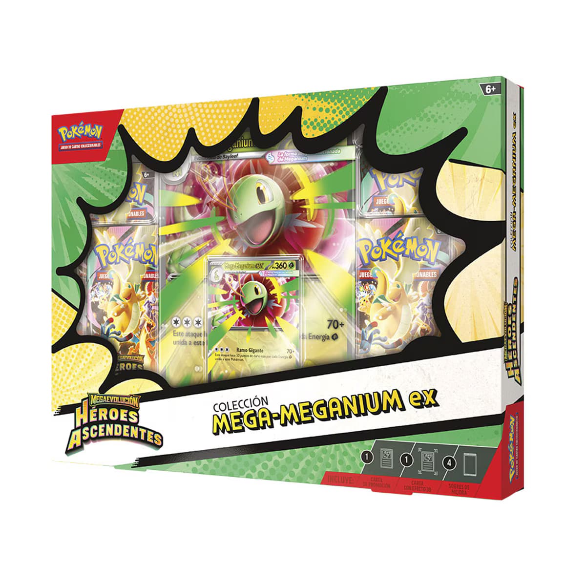 Caja Colección ex Megaevolucion Héroes Ascendentes JCC Pokemon Bandai Modelos surtidos