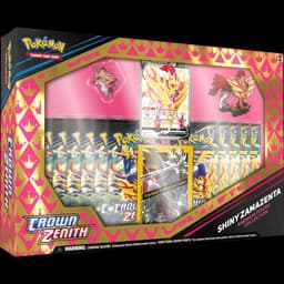 Pokemon TCG Crown Zenith Premium Figure Collection Shiny Zamazenta — Inglés