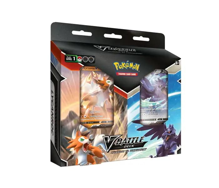 PRO SIN LÍMITES - Precio PRO: 27.99€ Baraja combate V - Lycanroc vs Corviknight - Español