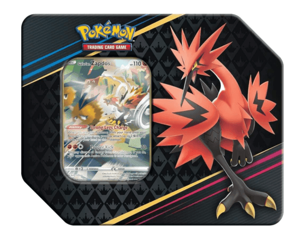 Pokemon Crown Zenith Galarian Zapdos Special Tin — Inglés