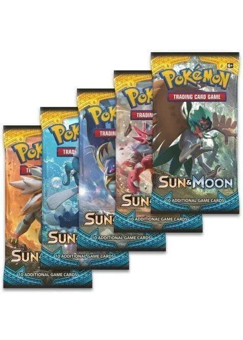 Booster Pack artwork set, full (5 stk.) fra Sun & Moon — Inglés