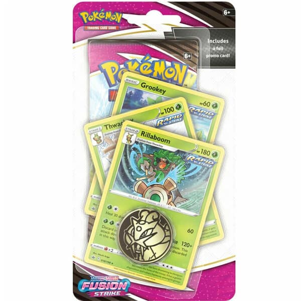 Pokemon Fusion Strike Premium Checklane - Rillaboom — Inglés