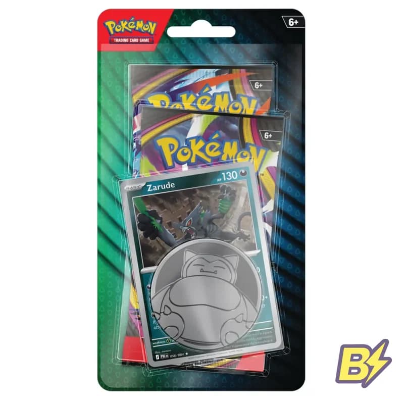 Pokemon 2-Pack Blister – Zarude & Snorlax Coin