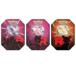 Pokemon Tin da Collezione Team Rocket Bundle da 3 Mewtwo Ex Nidoking Ex Persian EX IT