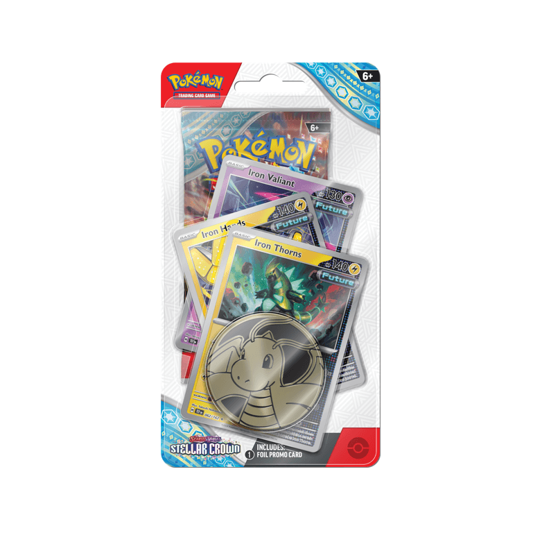 Pokemon Stellar Crown - Premium Checklane - Iron Thorns — Inglés