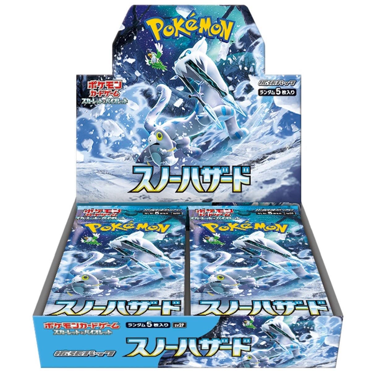 Pokemon Card Game Expansion Pack Scarlet & Violet Snow Hazard box — Japonés