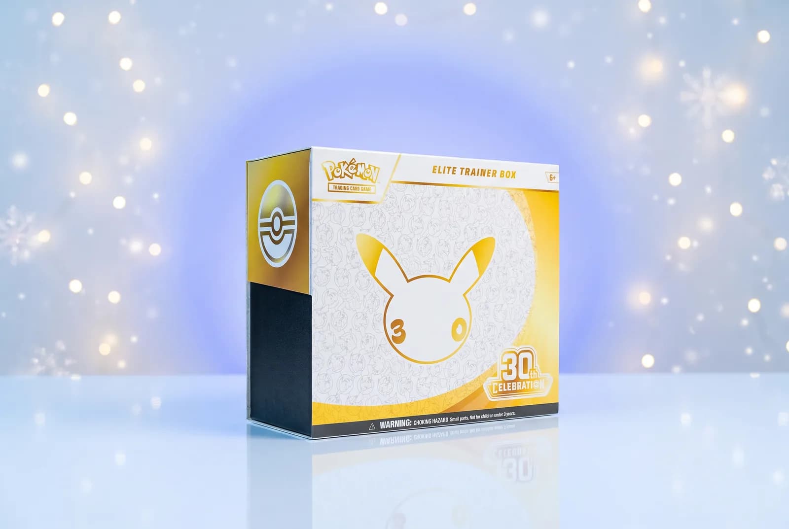Caja de Entrenador Élite Pokémon Celebración 30 Aniversario, el premio del Drop de Navidad